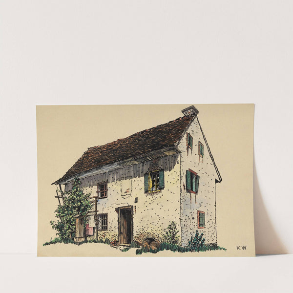 Ohne Titel (Bauernhaus) by Karl Wiener