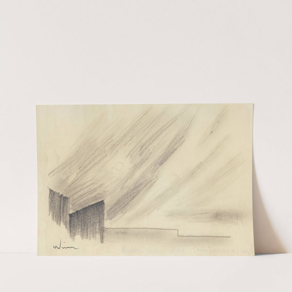 Ohne Titel, Bleistiftskizze by Karl Wiener