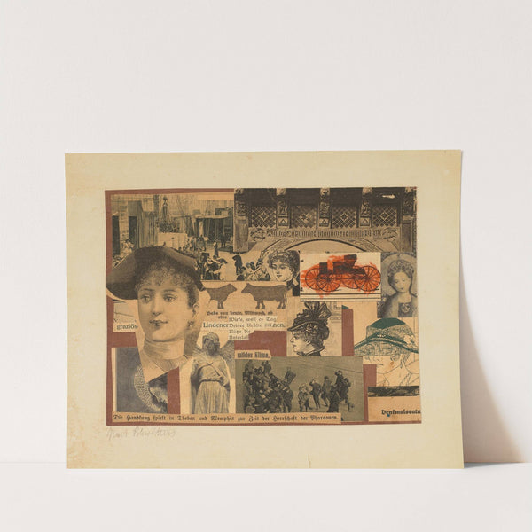 Ohne Titel (Die Handlung spielt in Theben) by Kurt Schwitters