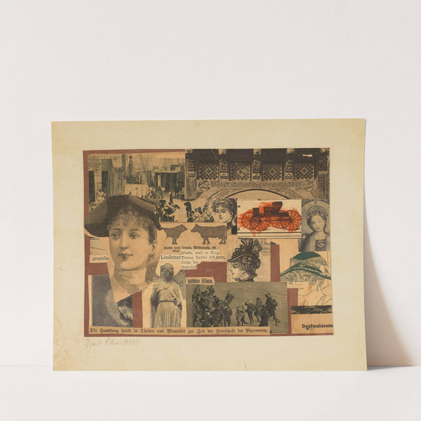 Ohne Titel (Die Handlung spielt in Theben) by Kurt Schwitters