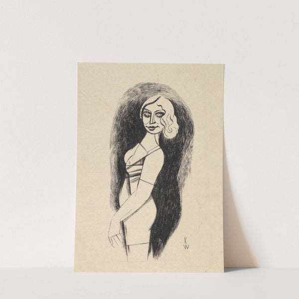 Ohne Titel (Frauenfigur) III by Karl Wiener