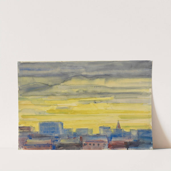 Ohne Titel (Häuserzeile in Wien) by Karl Wiener