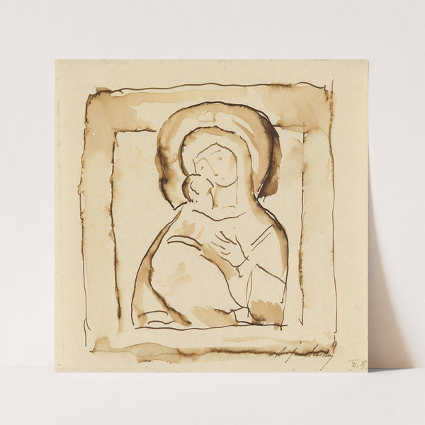 Ohne Titel (Ikone) (1929) by Alexej von Jawlensky