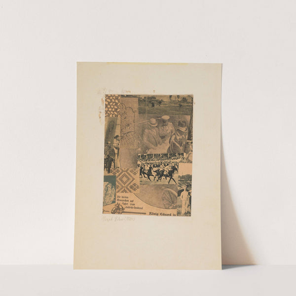 Ohne Titel (Köning Eduard in) by Kurt Schwitters