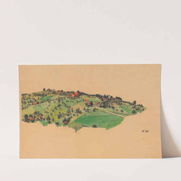 Ohne Titel (Landschaft in der Steiermark) by Karl Wiener