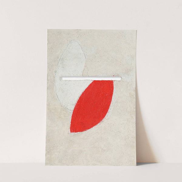 Ohne Titel (Mit Schlitz) by Kurt Schwitters