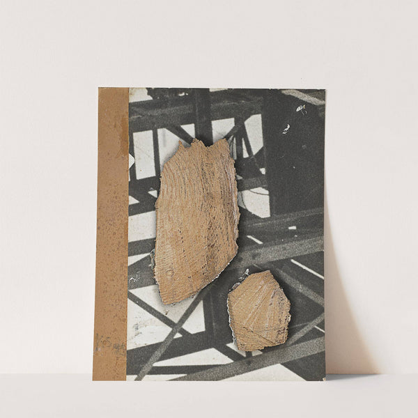 Ohne Titel (Mit Stahlträgerkonstruktion) by Kurt Schwitters