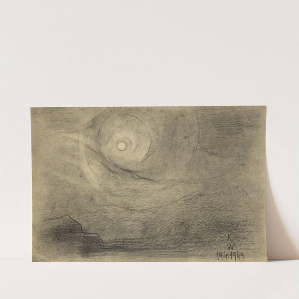 Ohne Titel (Mond) by Karl Wiener