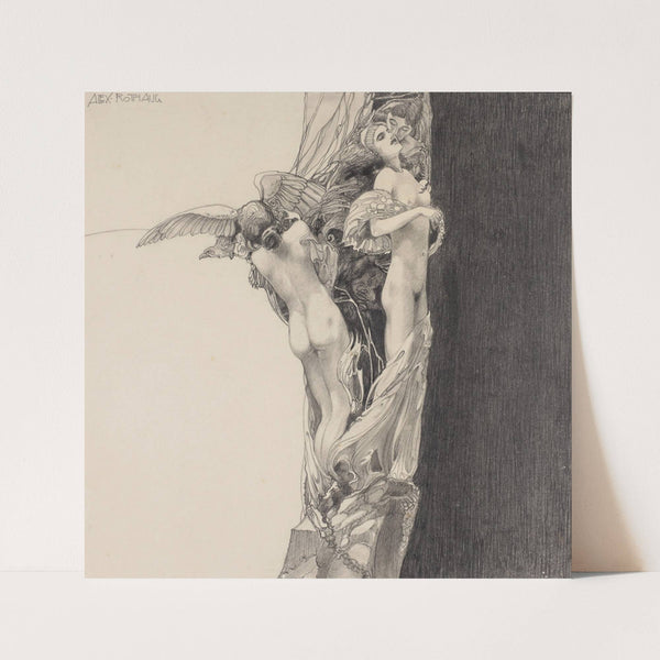 Ohne Titel (Mythologische Szene) by Alexander Rothaug