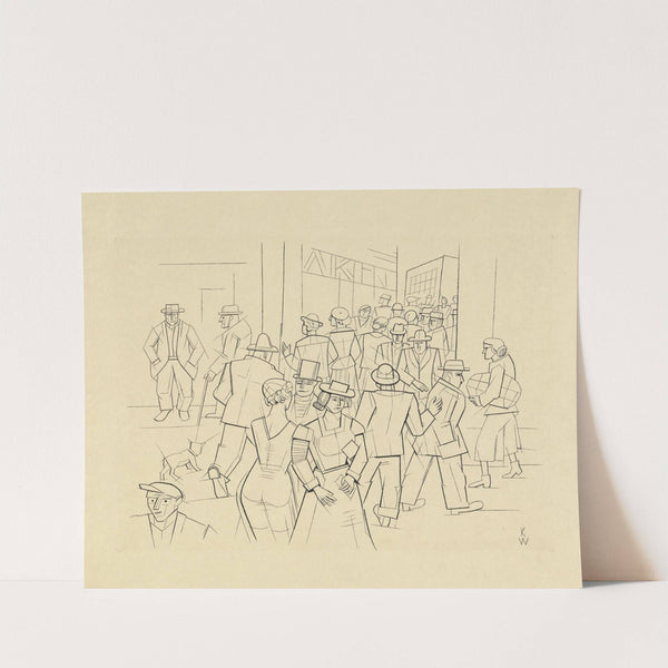 Ohne Titel (Passanten) by Karl Wiener