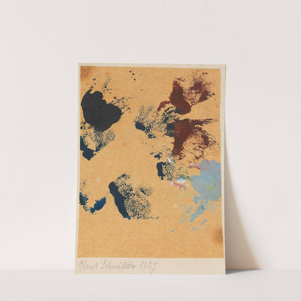 Ohne Titel (Spritzen Farbe) by Kurt Schwitters