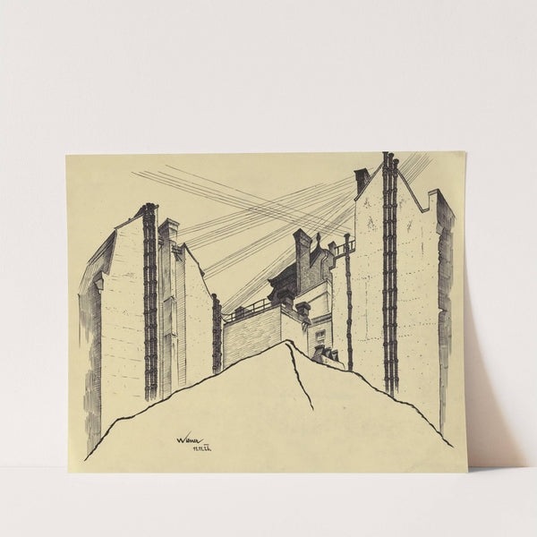 Ohne Titel (Stadthäuser) by Karl Wiener