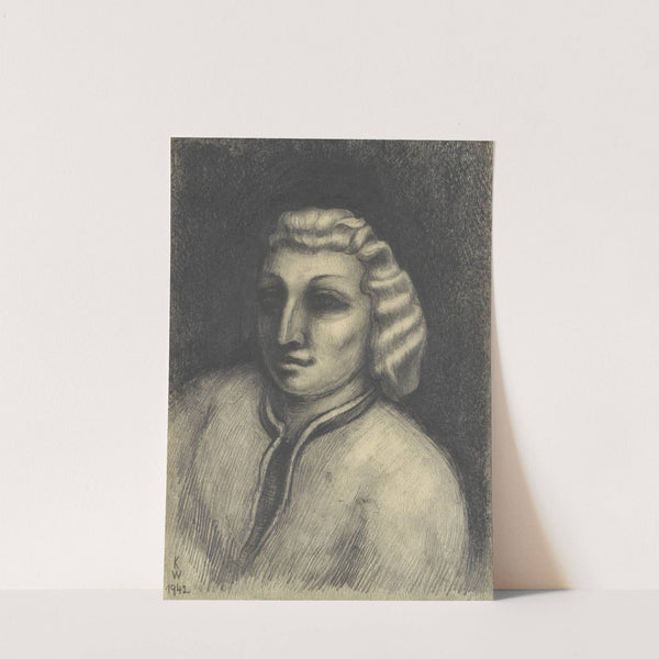 Ohne Titel (weibliches Porträt) by Karl Wiener