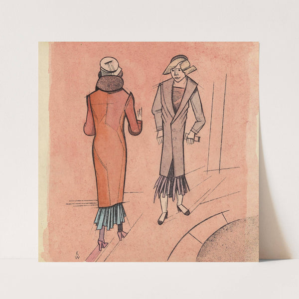 Ohne Titel (zwei Frauen) II by Karl Wiener