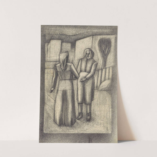 Ohne Titel (zwei Frauen) by Karl Wiener