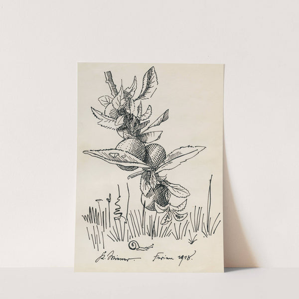 Ohne Titel (Zweig von einem Obstbaum) by Karl Wiener