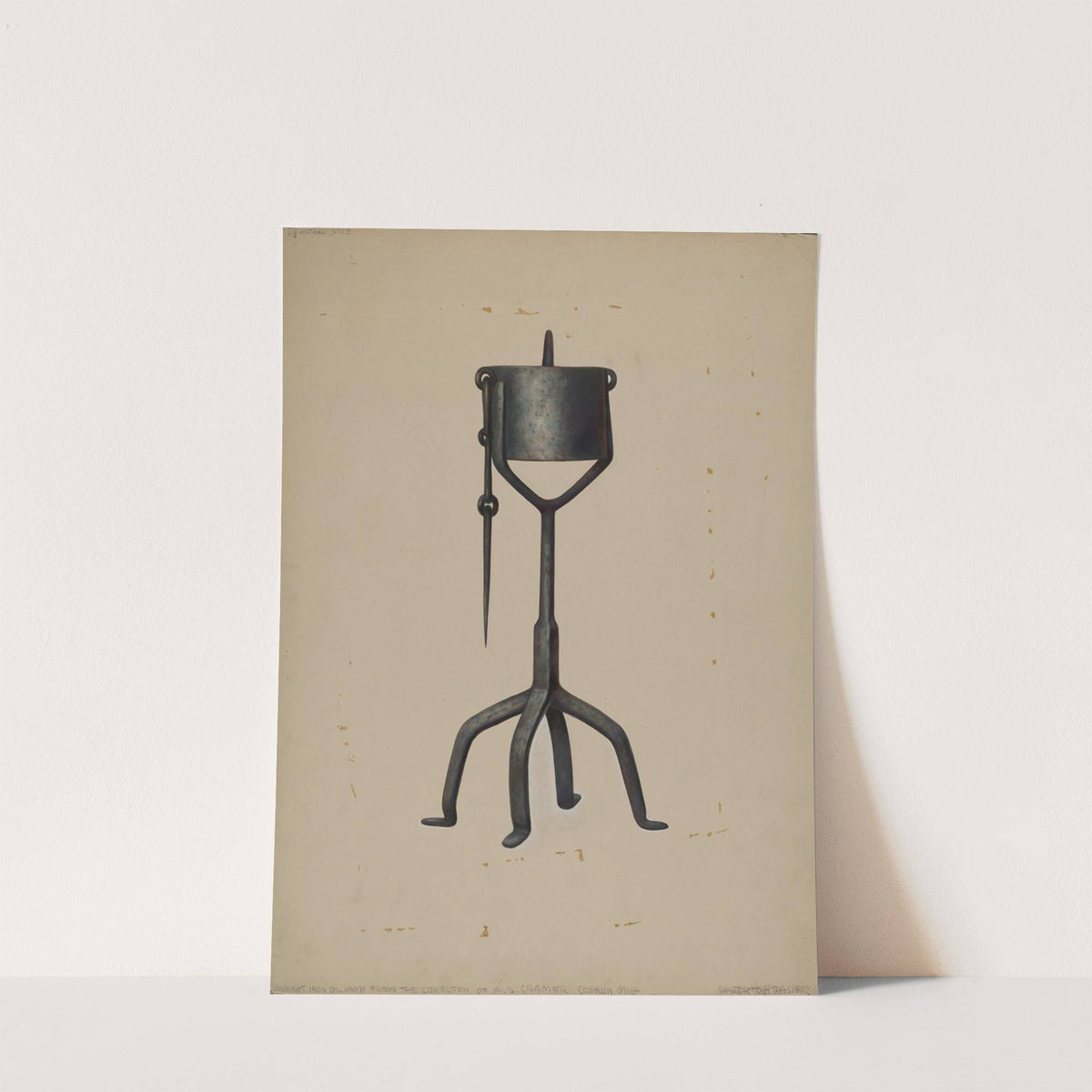 Oil Lamp by Walter Hochstrasser