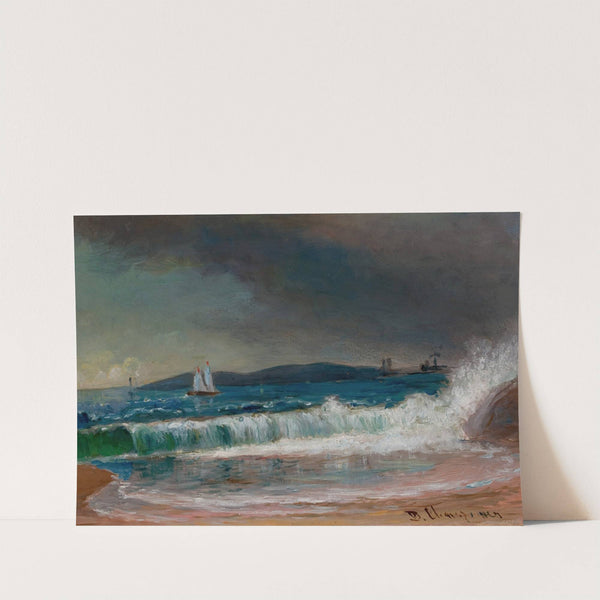Oil Study for Seascape by Benjamin Champney
