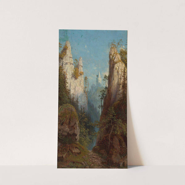 Ojców at the Prądnik river by Feliks Brzozowski