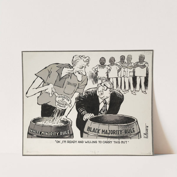 'OK, I'm ready and willing to carry this out' by Edmund Siegfried Valtman