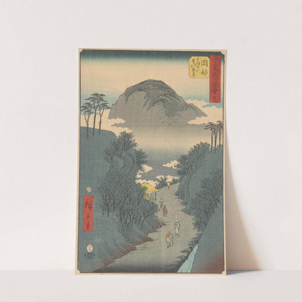 Okabe (1855) by Andō Hiroshige