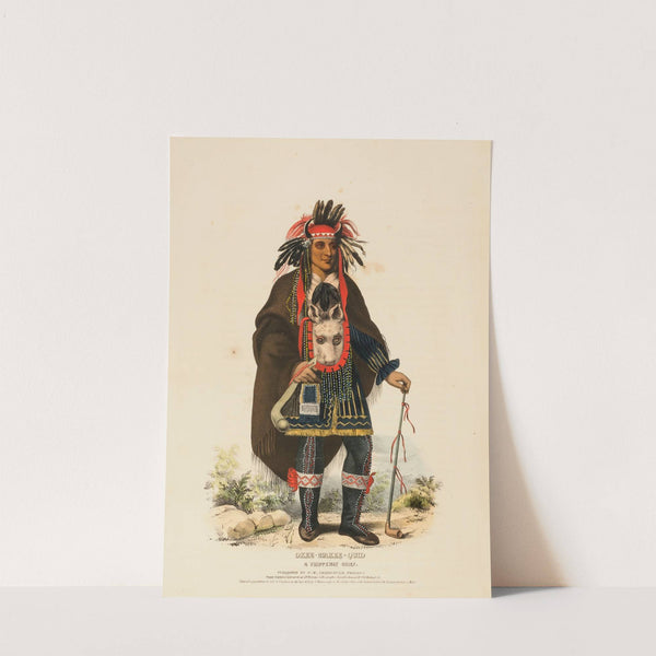 Okee-Makee-Quid. A Chippeway Chief (1838) by Charles Bird King