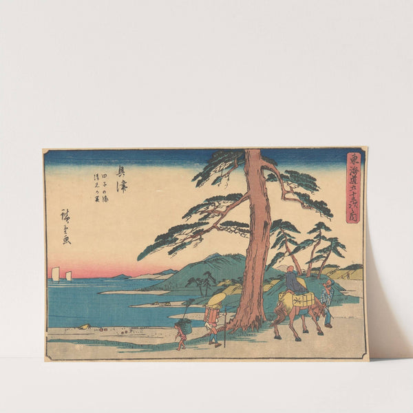 Okitsu (ca. 1841–1842) by Andō Hiroshige