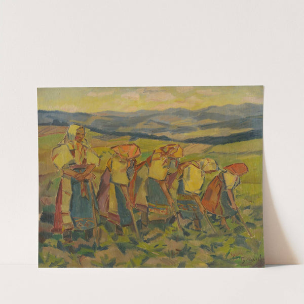 Okopávačky (Ženy na poli) by Gustáv Mallý