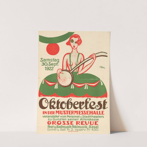 Oktoberfest in der Mustermessehalle – Grosse Revue (1922) by Paul Rudin