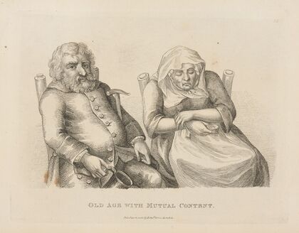 Old age with mutual content (1810)