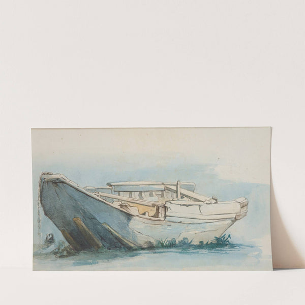 Old boat by Petrus van der Velden