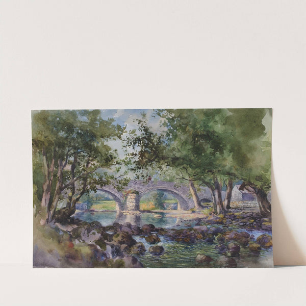 Old Bridge near Bettws-y-Coed, North Wales by George Elbert Burr