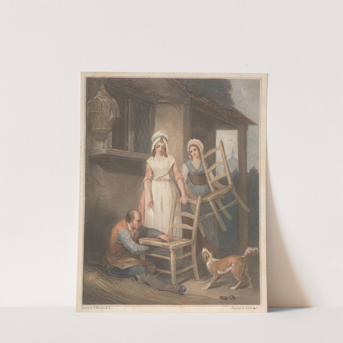 Old Chairs to Mend (1795) by Francis Wheatley