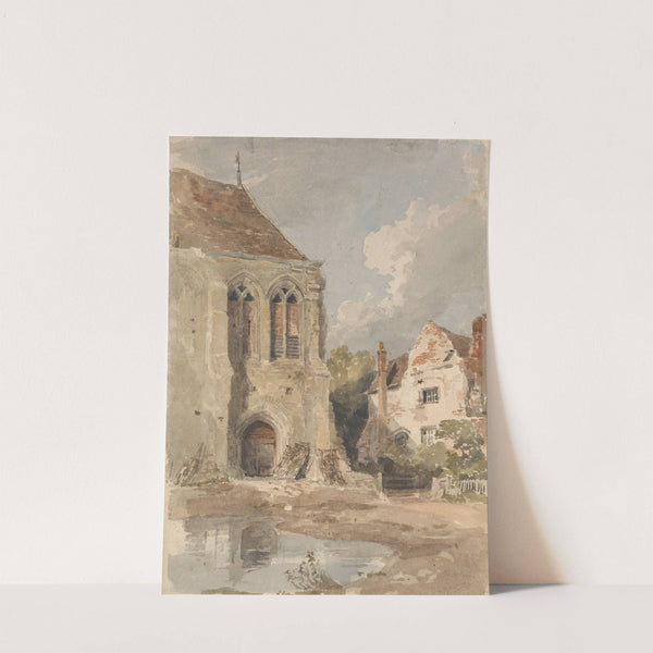 Old Church and House by Amelia Long