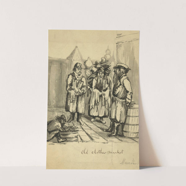 Old clothes market. Moscow by Bayard Taylor