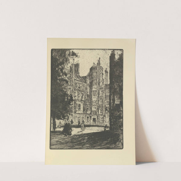 Old Court, Lincoln’s Inn (1928) by Joseph Pennell