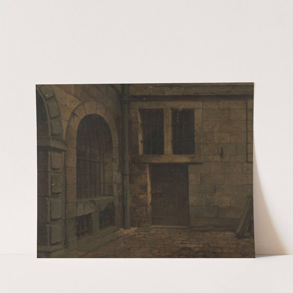 Old Courtyrad of Antwerp Town Hall (1870) by Henri François Schaefels