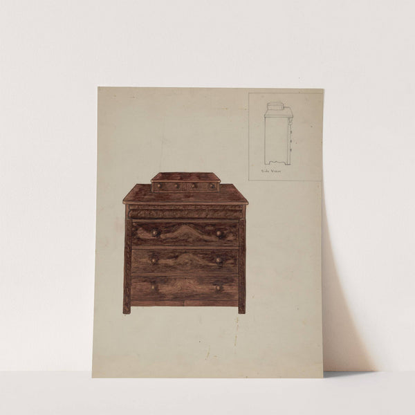 Old Dresser by Mary E. Humes
