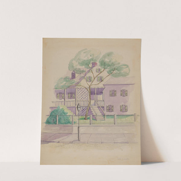 Old Dutch Farmhouse by Gladys Cook