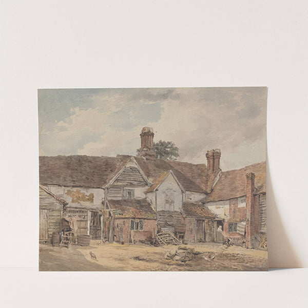 Old Farm Buildings by William Henry Hunt
