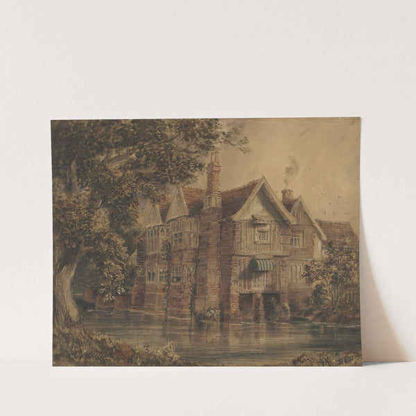 Old Farnham Hall, Suffolk by Frederick George Reynolds