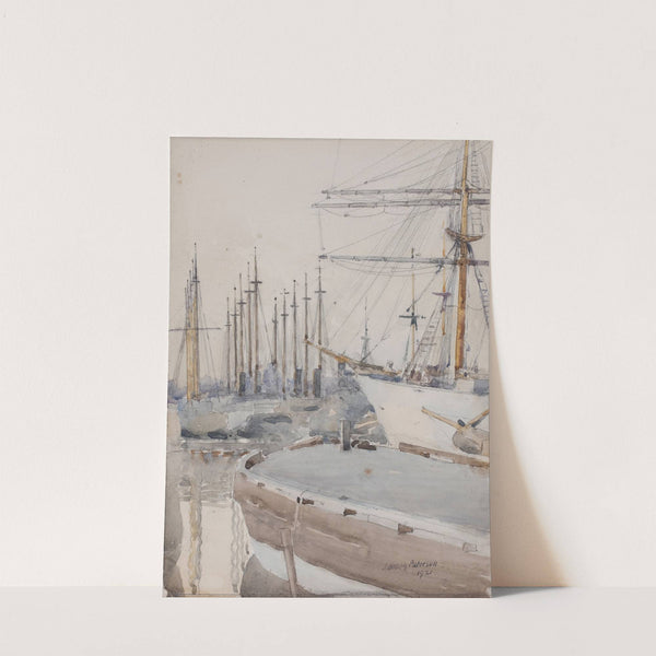 Old Harbour Marseilles by James Paterson