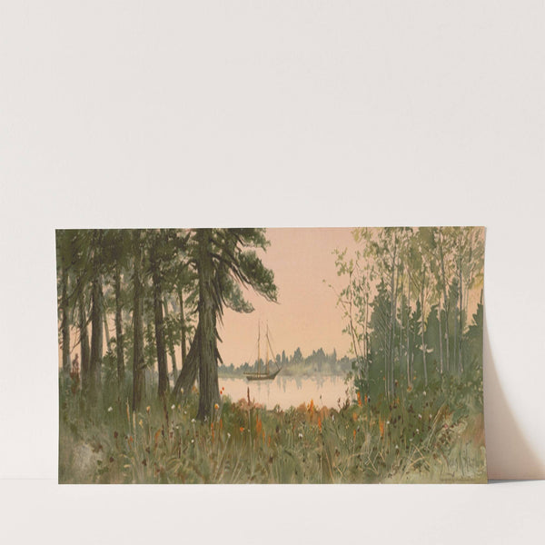 Old hemlocks (1891) by Louis Kinney Harlow