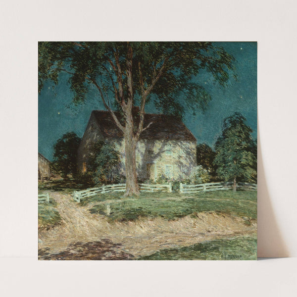 Old Homestead Connecticut (c.1914) by Willard Leroy Metcalf