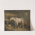 Old horses with a dog in a stable by George Morland