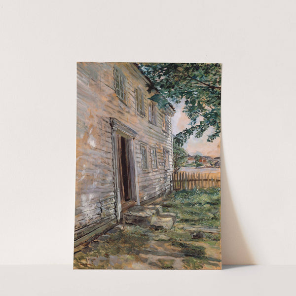 Old house at Brekkestø (1914) by Christian Krohg