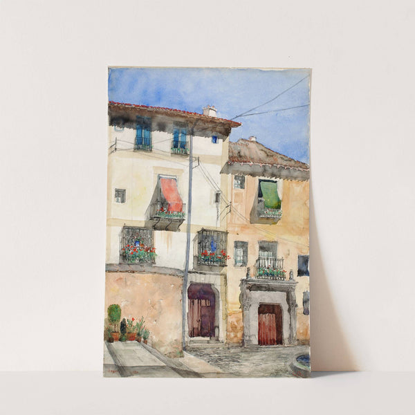 Old House at Segovia, Spain (1920) by Cass Gilbert