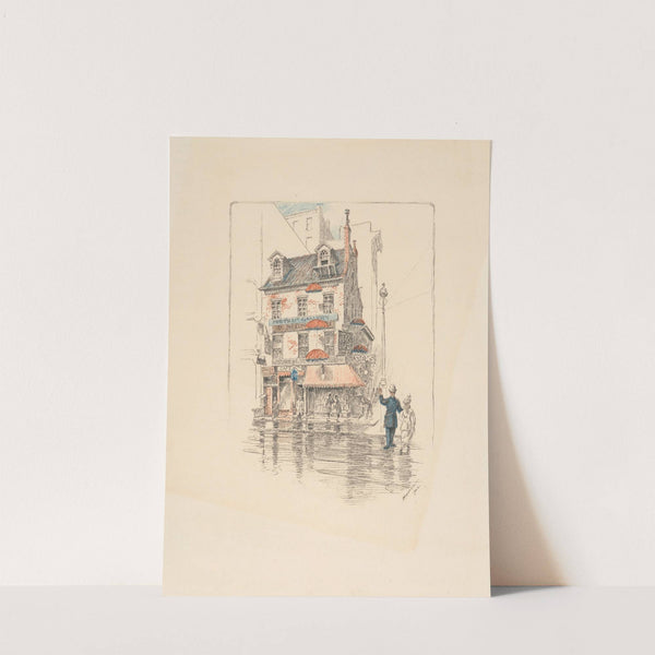 Old house, Broadway at Great Jones Street (1902) by Charles Frederick William Mielatz