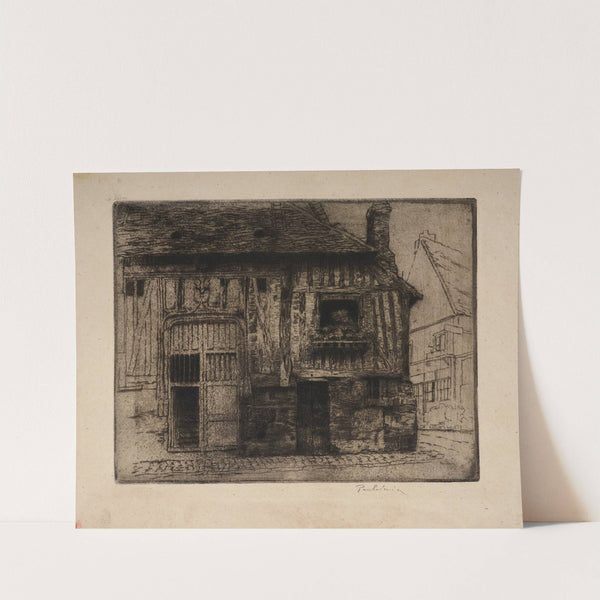 Old house in Honfleur (1906) by Józef Pankiewicz