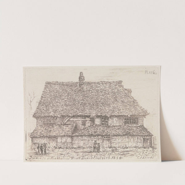 Old House in Peckham in Reigh Queen Elizabeth by Charles J. Lewis
